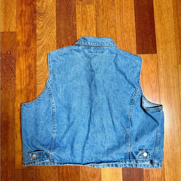 VINTAGE | Only Denims oversized blue vest size 20 or XXL - Picture 3 of 4
